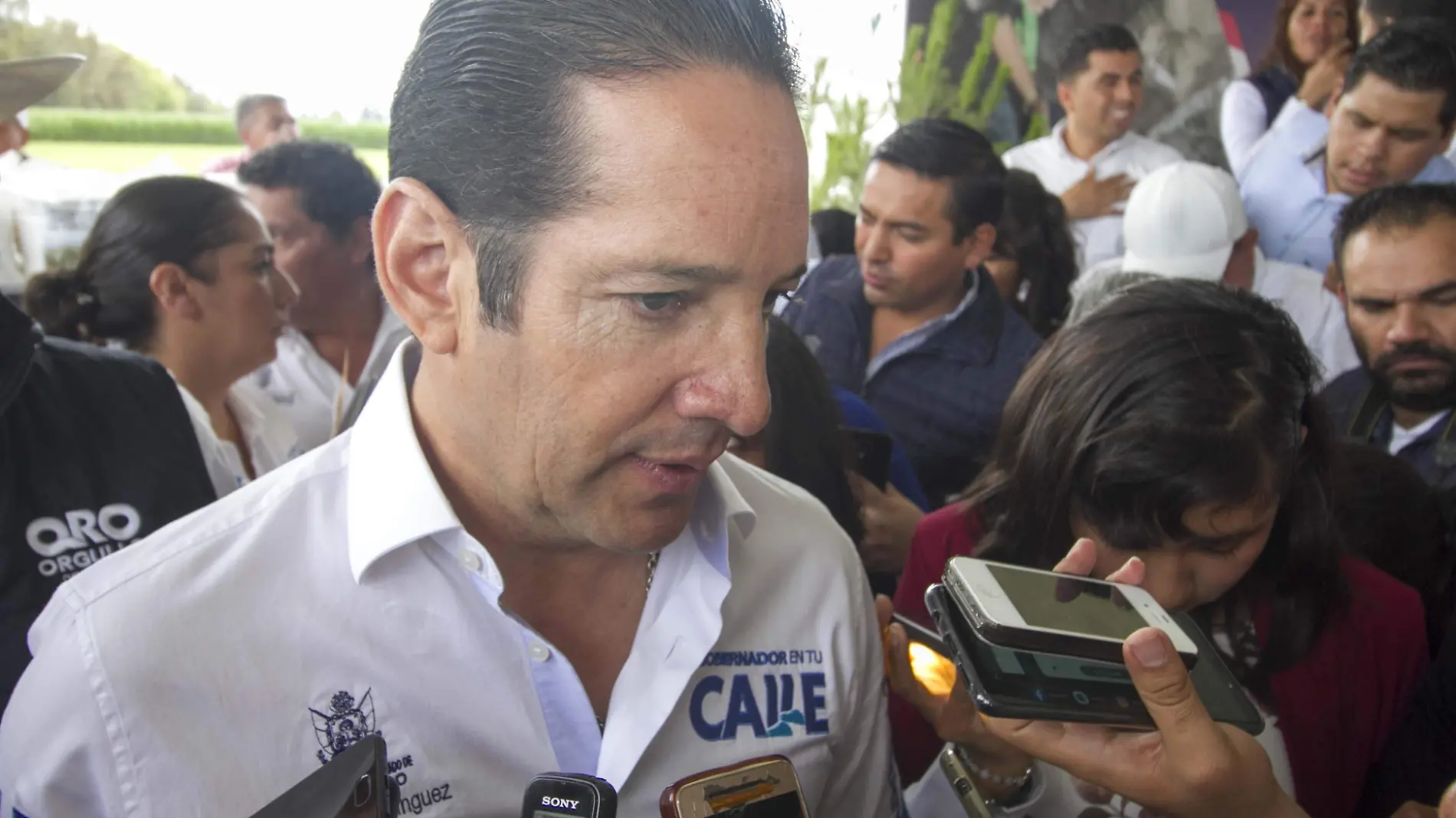 Francisco Domínguez Servién, gobernador del estado.  Foto César Ortiz.